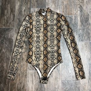 Snakeskin bodysuit